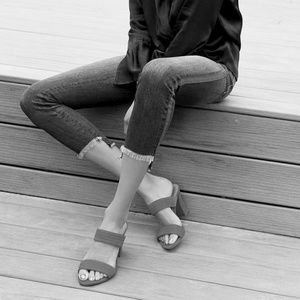 Black Halogen Della Slide Sandal